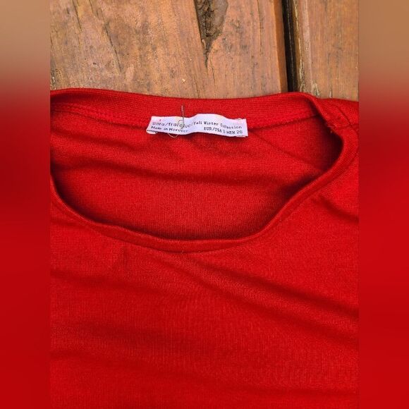Zara cute red dress S worn once - Picture 4 of 6